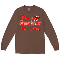 Chestnut im a sucker for you valentines the day Long Sleeve Tee - NancyCooperArtShop