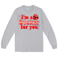 Moon Dust im a sucker for you valentines the day Long Sleeve Tee - NancyCooperArtShop