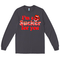 Smoke im a sucker for you valentines the day Long Sleeve Tee - NancyCooperArtShop