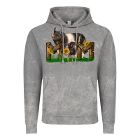 Cloud Rock Western Mom With Hampshire Pig And Baby Pig Vintage Hoodie - LillyAllenDesigns