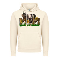 Vintage Artic Western Mom With Hampshire Pig And Baby Pig Vintage Hoodie - LillyAllenDesigns