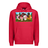 Cardinal cute farm animals Premium Hoodie - TumblerDesignByShophia