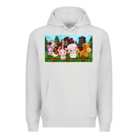 Dove Grey cute farm animals Premium Hoodie - TumblerDesignByShophia