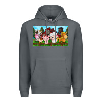 Rock cute farm animals Premium Hoodie - TumblerDesignByShophia