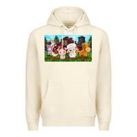 Sandshell cute farm animals Premium Hoodie - TumblerDesignByShophia