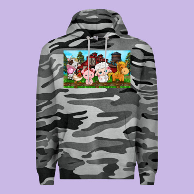 Cute Farm Animals Premium Hoodie Designed By Tumblerdesignbyshophia