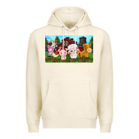 Tofu cute farm animals Premium Hoodie - TumblerDesignByShophia