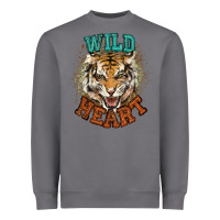 Storm wild heart tiger college western Heavyweight Sweatshirt - NancyCooperArtShop