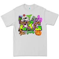 Dove Grey ekg tech nurse halloween Premium Tee - AdoDesignShop