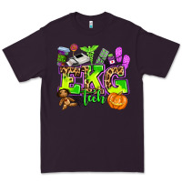 Plum ekg tech nurse halloween Premium Tee - AdoDesignShop