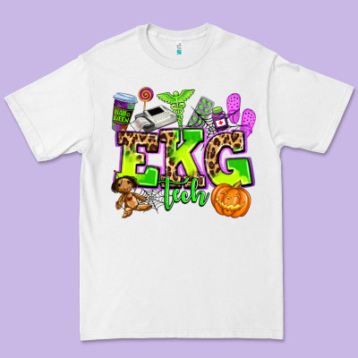 Ekg Tech Nurse Halloween Premium Tee Designed By Adodesignshop