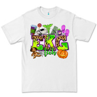White ekg tech nurse halloween Premium Tee - AdoDesignShop