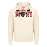 Vintage Artic Valentine's day mini black highland calf Vintage Hoodie - RanaPortraitStore