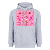 Heather Grey burn book Heavyweight Hoodie - TumblerDesignByShophia