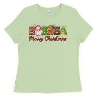 Matcha hohoho merry christmas santa coffee cup tree cooki Ladies Tee - FaDigitalArtStudio