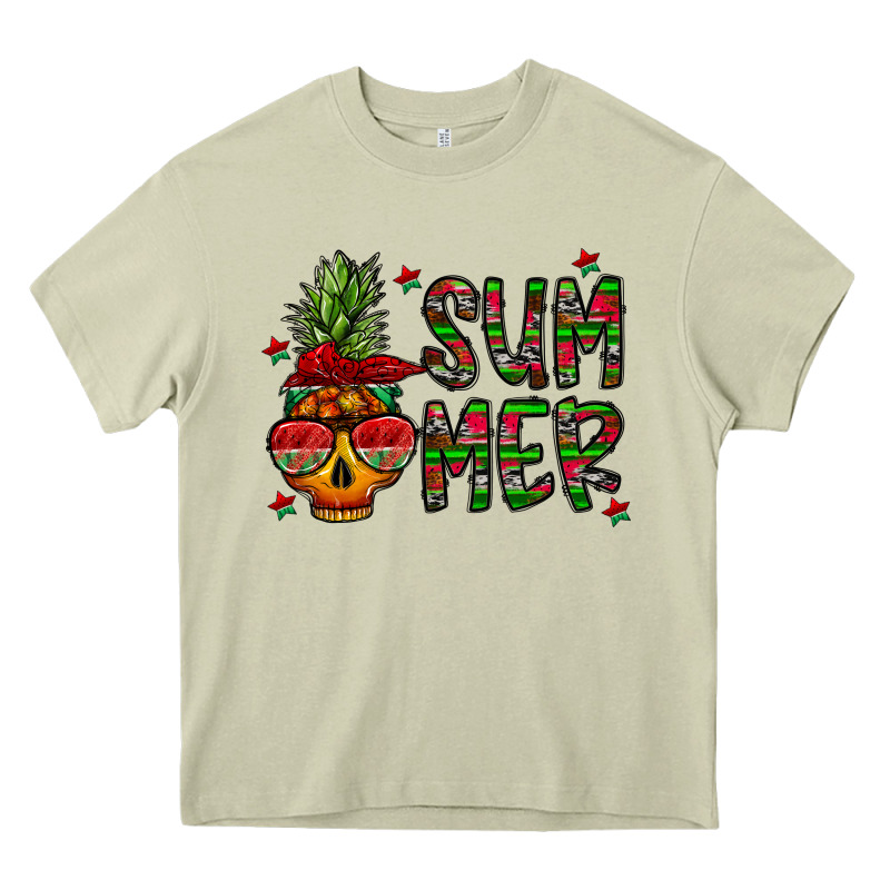 Summer Vibes Heavy Core Tee by CowhideDigitalArt | Teevron