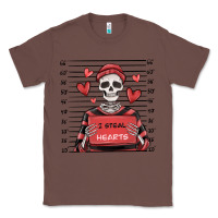 Chestnut i steal hearts skeleton valentine's day Classic Tee - MaliasSmallBusiness