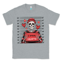 I Steal Hearts Skeleton Valentine's Day Classic Tee | Teevron