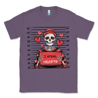Lavender i steal hearts skeleton valentine's day Classic Tee - MaliasSmallBusiness