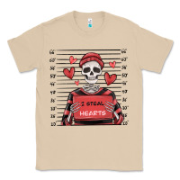 Mushroom i steal hearts skeleton valentine's day Classic Tee - MaliasSmallBusiness