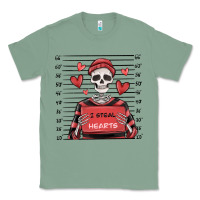 Sage i steal hearts skeleton valentine's day Classic Tee - MaliasSmallBusiness