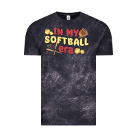 Cloud Black in my softball era Vintage Tee - MaliasSmallBusiness