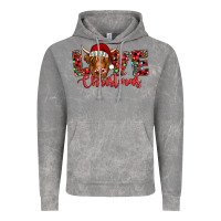Cloud Rock love christmas highland cow and turquoise gemstone Vintage Hoodie - Jasminsmagicworld