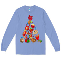Colony Blue mexican christmas tree Long Sleeve Tee - MaliasSmallBusiness