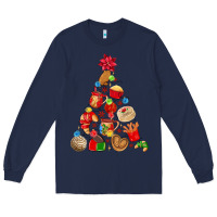 Navy mexican christmas tree Long Sleeve Tee - MaliasSmallBusiness