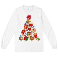 White mexican christmas tree Long Sleeve Tee - MaliasSmallBusiness