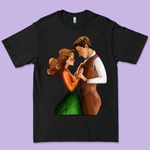 Valentines Day Couple Premium Tee Designed By Adodesignshop