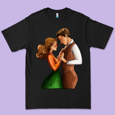 Valentines Day Couple Premium Tee Designed By Adodesignshop