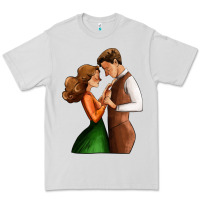 Dove Grey valentines day couple Premium Tee - AdoDesignShop