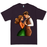 Plum valentines day couple Premium Tee - AdoDesignShop