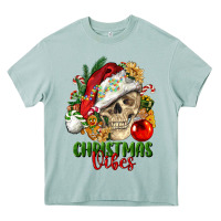Arona Christmas Vibes Human Skull Heavy Core Tee - FaDigitalArtStudio