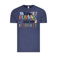 Vintage Denim every bunny loves our residents Vintage Tee - MaliasSmallBusiness
