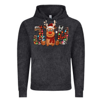 Vintage Black joy christmas reindeer Vintage Hoodie - Jasminsmagicworld