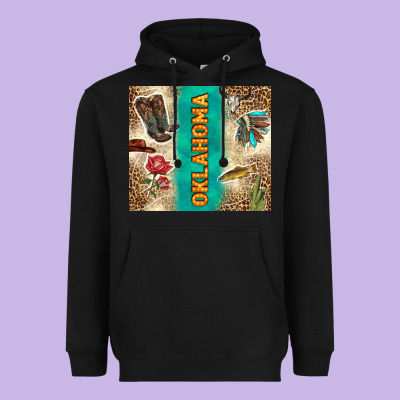 Oklahoma Heavyweight Hoodie Designed By Tumblerdesignbyshophia