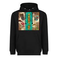 Black Oklahoma Heavyweight Hoodie - TumblerDesignByShophia