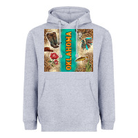 Heather Grey Oklahoma Heavyweight Hoodie - TumblerDesignByShophia