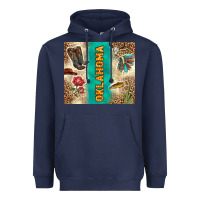 Navy Oklahoma Heavyweight Hoodie - TumblerDesignByShophia