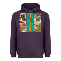Plum Oklahoma Heavyweight Hoodie - TumblerDesignByShophia
