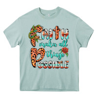 Arona faith makes all things possible Heavy Core Tee - BarkalooDesign