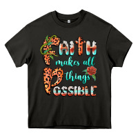 Asphalt faith makes all things possible Heavy Core Tee - BarkalooDesign