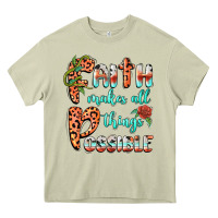 Mossy faith makes all things possible Heavy Core Tee - BarkalooDesign