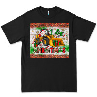 Black i dig christmas bulldozer santa Premium Tee - JahusDesignShop
