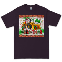 Plum i dig christmas bulldozer santa Premium Tee - JahusDesignShop