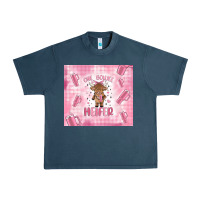 Midnight Navy one boujee heifer Urban Heavy Tee - MaliasSmallBusiness