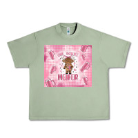 Oil Green one boujee heifer Urban Heavy Tee - MaliasSmallBusiness