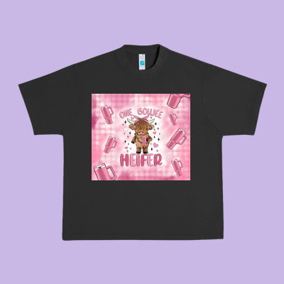 One Boujee Heifer Urban Heavy Tee Designed By Maliassmallbusiness